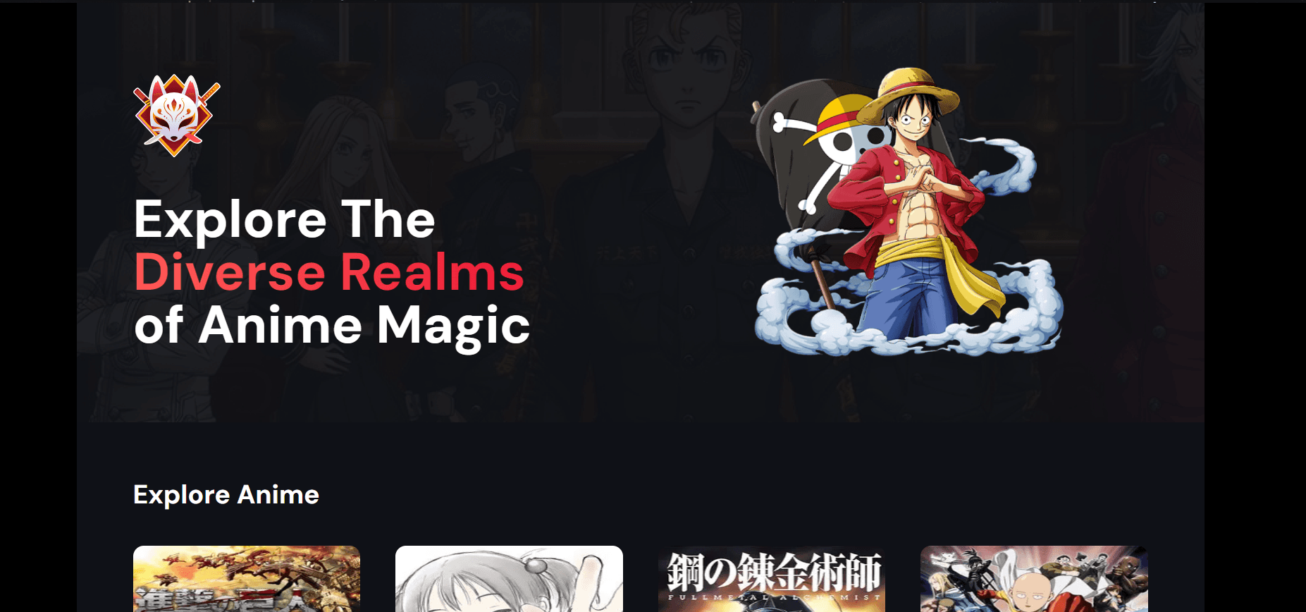 An image of the Animax Infinite Scroll project.