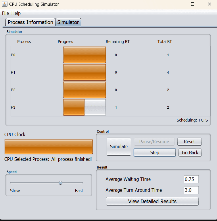 An image of the Process Scheduling Simulator project.
